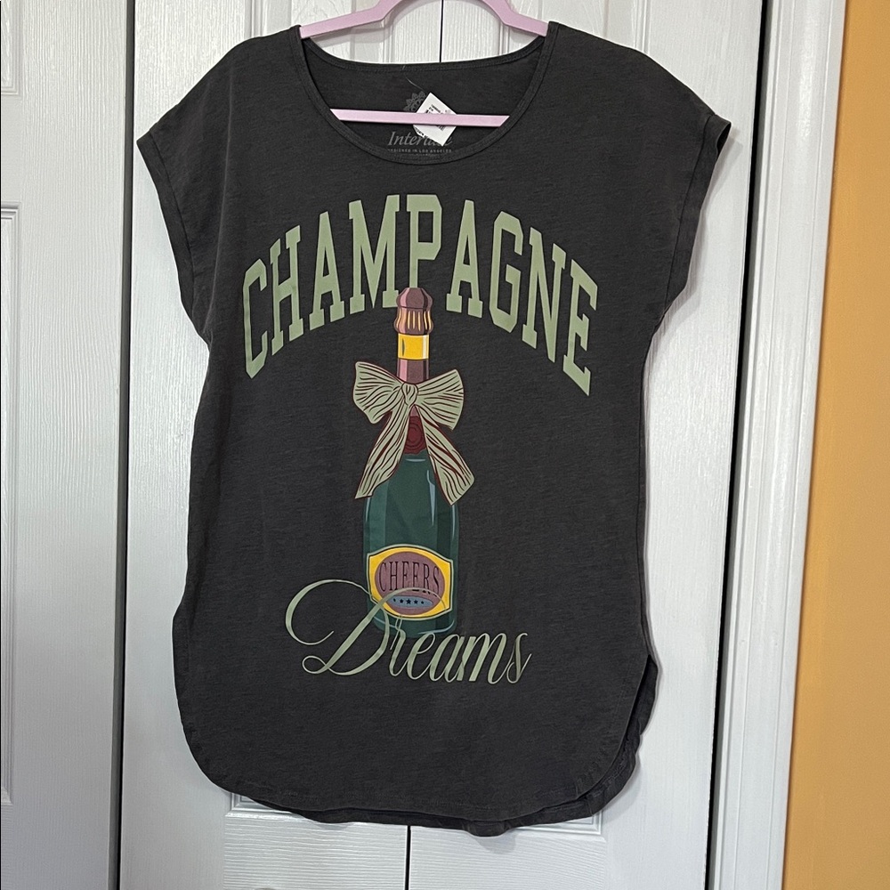 Cheers Graphic Tee - Dark Gray